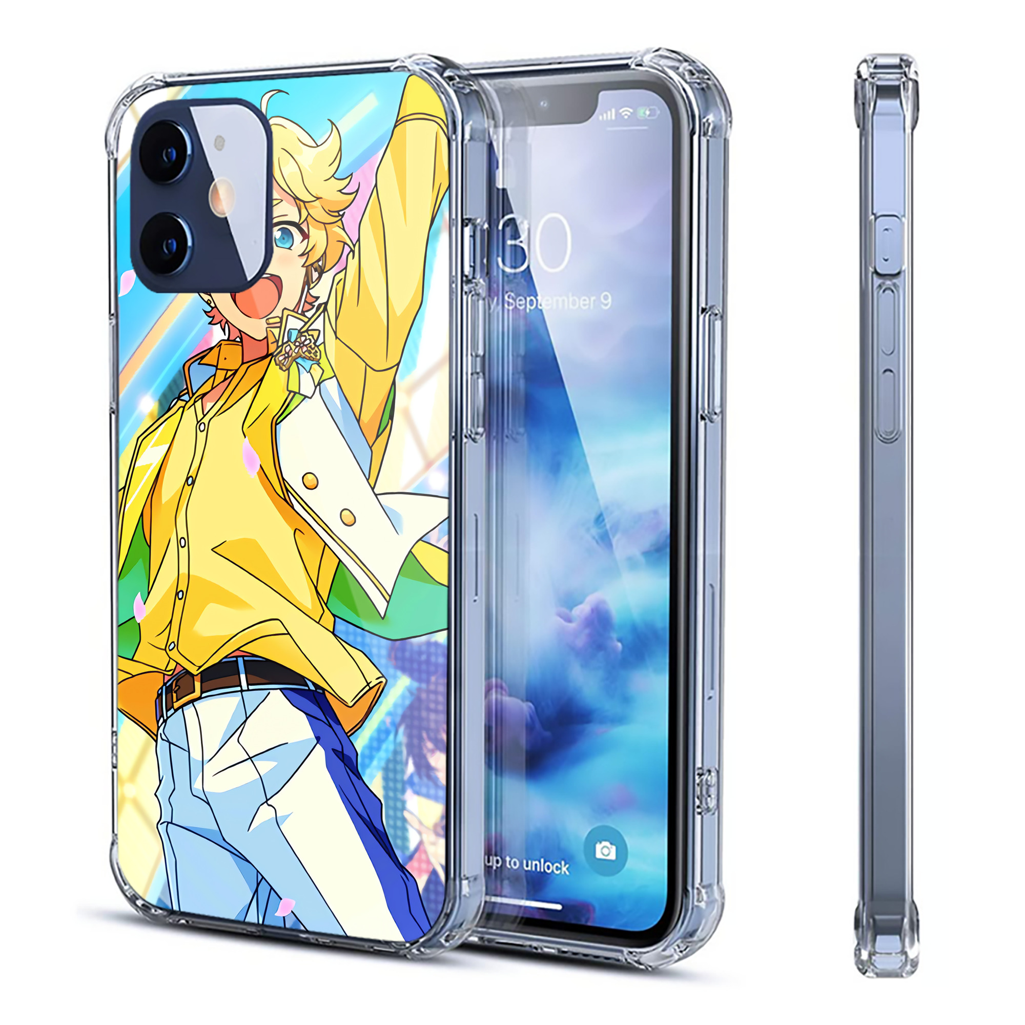 （画像用） あんさんぶるスターズ! Ensemble Stars 【iPhone 12シリーズ対応】透明スマホケース（クリアソフトケース）
